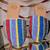 Multicolor embroidered leather mules