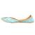 Blue embroidered leather juttis