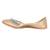 Gold solid leather juttis