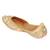Gold embroidered leather juttis