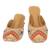 Beige embroidered leather juttis