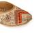Beige embroidered leather juttis