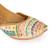 Multicolor embroidered leather juttis