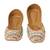 Multicolor embroidered leather juttis