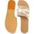 Beige embroidered leather flats
