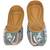 Multicolor embroidered leather juttis