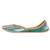 Multicolor embroidered leather juttis