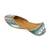 Multicolor embroidered leather juttis
