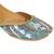 Multicolor embroidered leather juttis