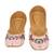 Pink embroidered leather juttis