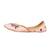 Pink embroidered leather juttis