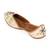 Pink embroidered leather juttis