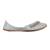 Grey solid leather juttis