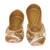 Gold embroidered leather juttis