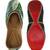 Multicolor embroidered leather juttis