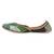 Multicolor embroidered leather juttis