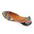 Multicolor embroidered leather juttis