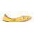 Yellow embroidered leather juttis