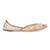 White embroidered leather juttis