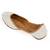 White embroidered leather juttis