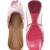 Pink embroidered leather juttis