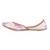 Pink embroidered leather juttis