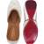 White embroidered leather juttis