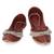 Maroon embroidered leather juttis