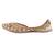 Multicolor embroidered leather juttis