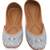 Grey embroidered leather juttis