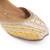 Multicolor embroidered leather juttis