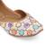 Multicolor embroidered leather juttis