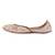 Beige embroidered leather juttis