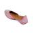 Pink embroidered leather juttis