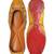 Yellow embroidered leather juttis