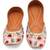 Multicolor embroidered leather juttis