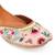 Multicolor embroidered leather juttis
