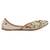 White embroidered leather juttis