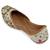White embroidered leather juttis