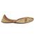 Gold embroidered leather juttis