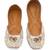 White embroidered leather juttis