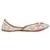 White embroidered leather juttis