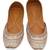 Rose gold embroidered leather juttis