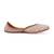 Pink embroidered leather juttis