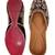 Burgundy embroidered leather juttis