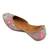 Lavender embroidered leather juttis
