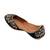 Black embroidered leather juttis