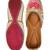 Multicolor embroidered leather juttis