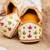 Multicolor embroidered leather juttis