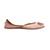Pink embroidered leather juttis